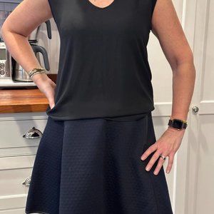 J. Crew Silk Black Blouse